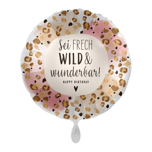 1 Balloon - Wild Leopard Birthday - GER