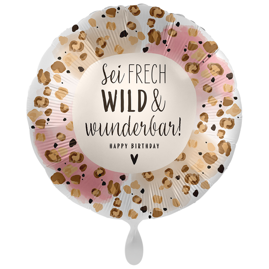 1 Balloon XXL - Wild Leopard Birthday - GER