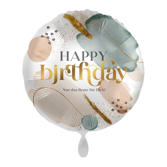 1 Balloon - Modern Natural Birthday - GER