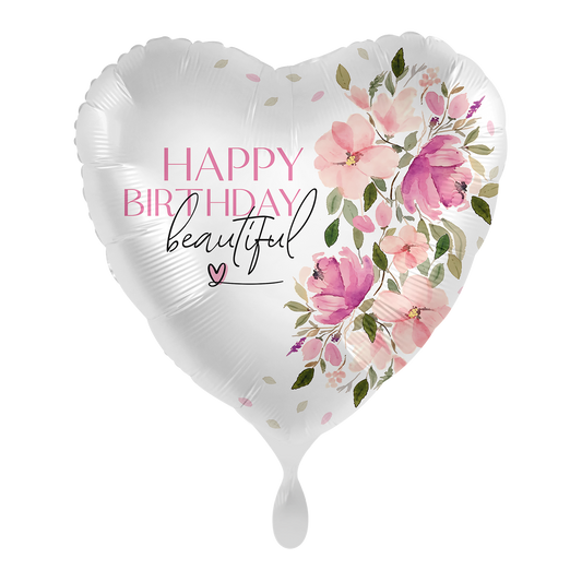 1 Balloon - Beautiful Flowers to your Birthday - ENG