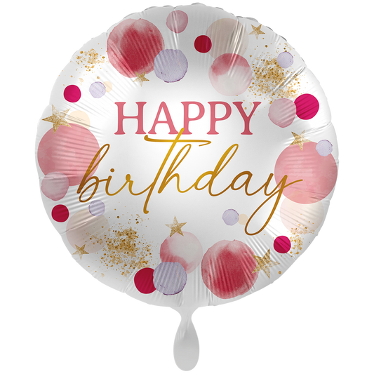 1 Balloon XXL - Sweet Pink Birthday - ENG