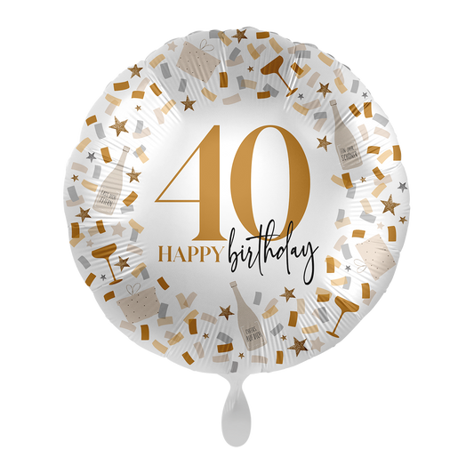 1 Balloon - Hello to Another Birthday 40 - GER