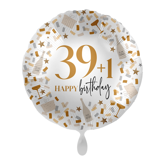 1 Balloon - Hello to Another Birthday 39+1 - GER