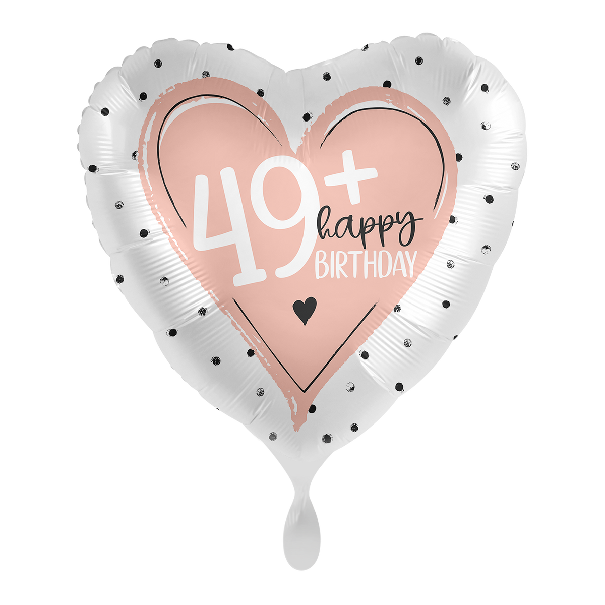 1 Balloon - Glossy - 49+ Happy Birthday - ENG