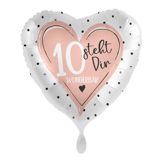 1 Balloon - Glossy - 10 steht Dir Wunderbar - GER