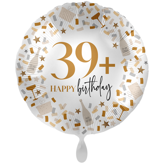 1 Balloon XXL - Hello to Another Birthday 39+ - GER