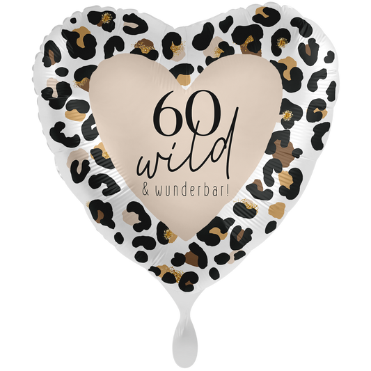 1 Balloon XXL - Go Wild - Happy Birthday 60 - GER