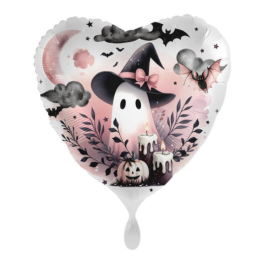 1 Balloon - Magic Ghost with Candles - UNI