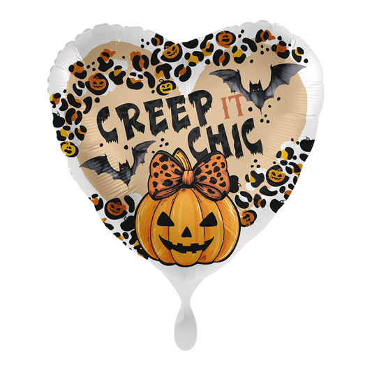 1 Balloon - Creep it Chic Pumpkin - ENG