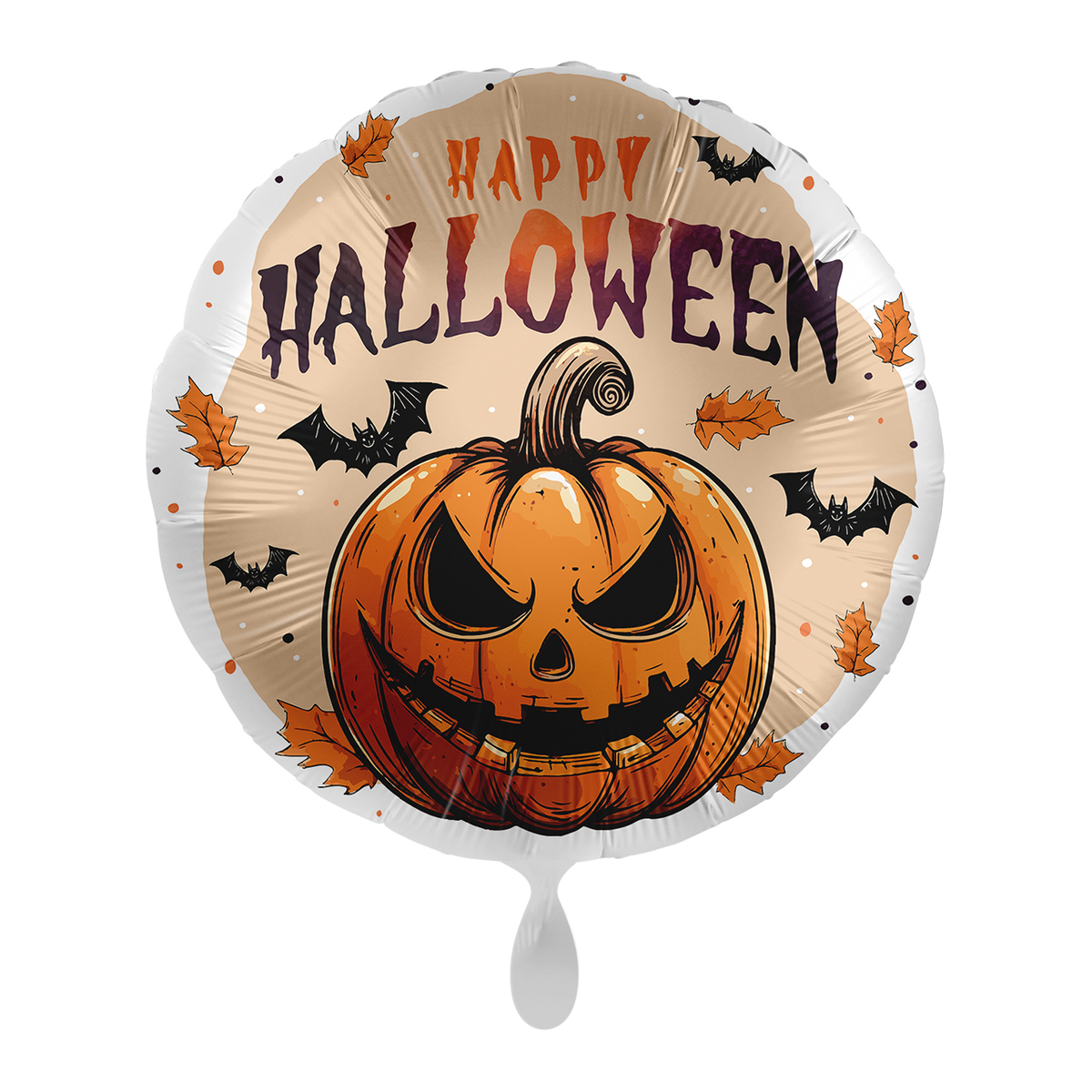 1 Balloon - Happy Halloween Pumpkin - ENG