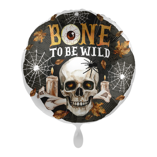 1 Balloon - Bone to be Wild Skull - ENG