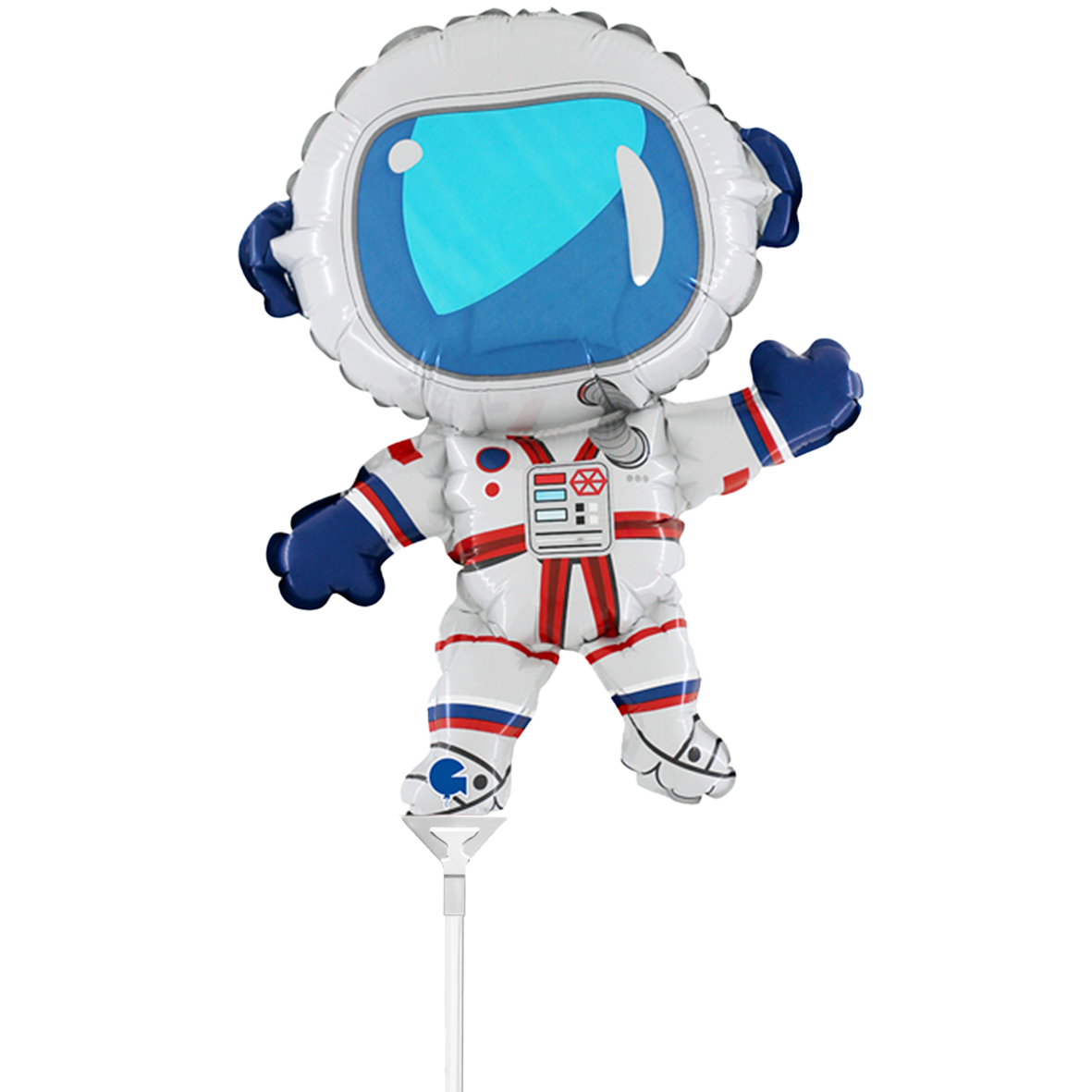 10 Miniballoons Airfilled - Astronaut (Unverpackt)