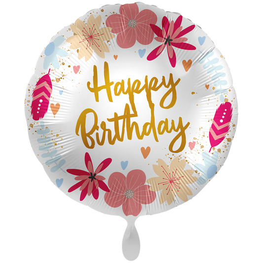 1 Balloon XXL - Celebration Flowers - ENG