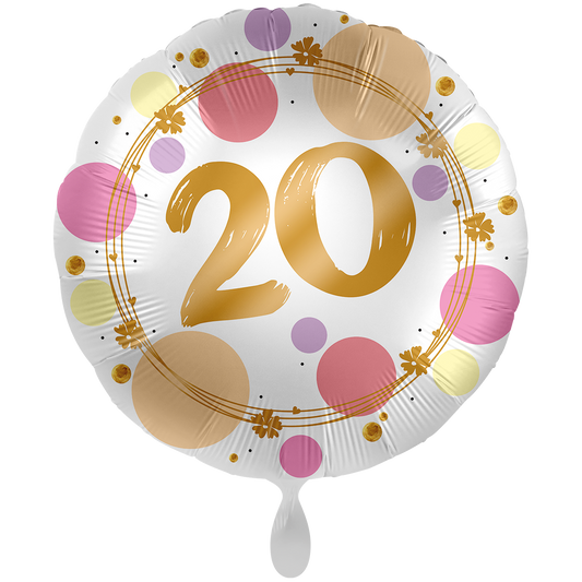 1 Balloon XXL - Shiny Dots 20 - UNI