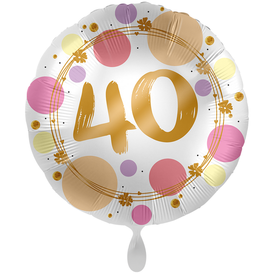 1 Balloon XXL - Shiny Dots 40 - UNI