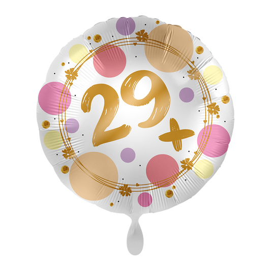 1 Balloon - Shiny Dots 29+ - UNI