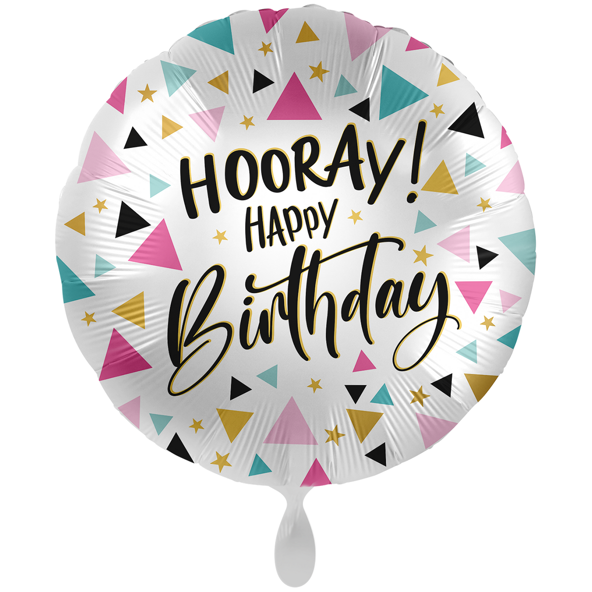 1 Balloon XXL - Hooray Happy Birthday - ENG