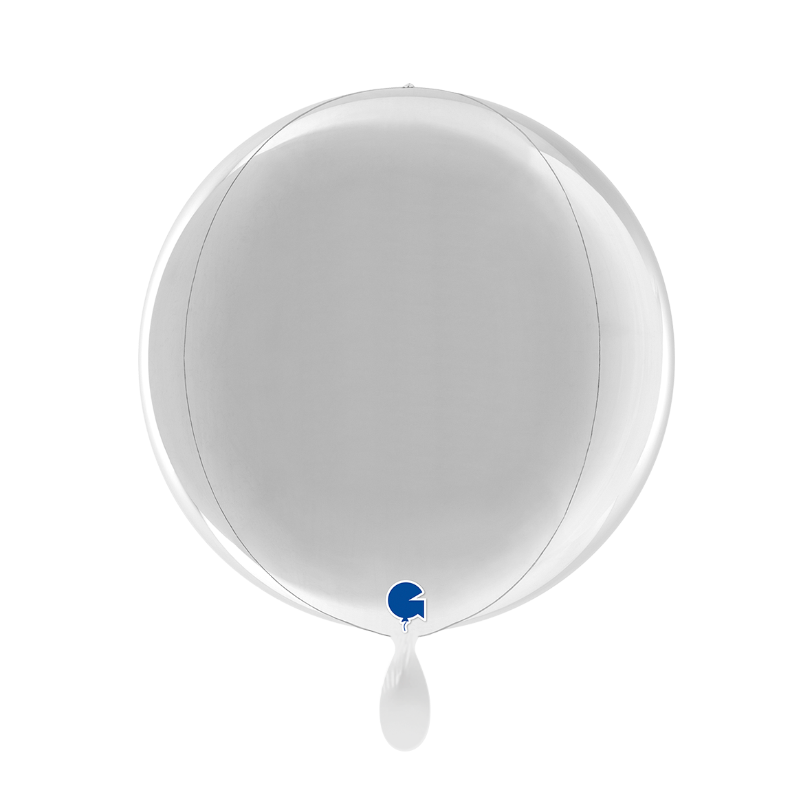 1 Balloon 4D - Globe - Silver