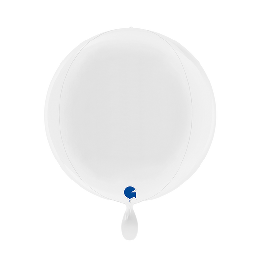 1 Balloon 4D - Globe - White