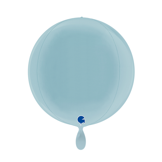 1 Balloon 4D - Globe - Pastel Blue
