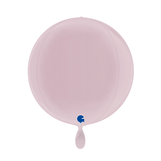 1 Balloon 4D - Globe - Pastel Pink