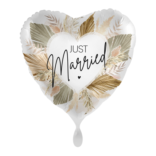 1 Balloon - Bohemian Just Married - ENG