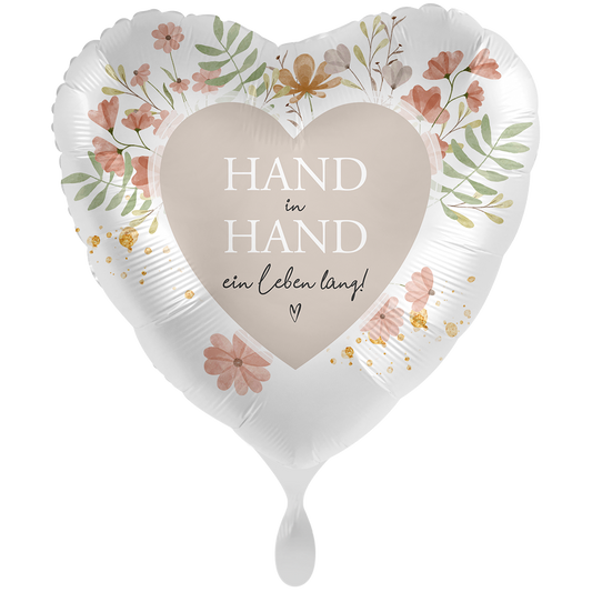 1 Balloon XXL - Natural Flower Love - GER