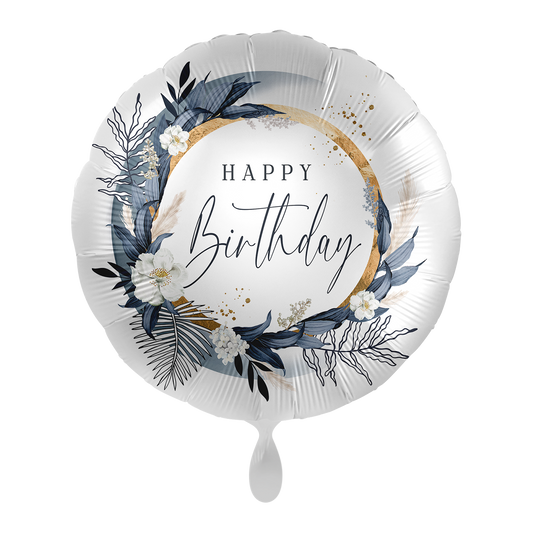 1 Balloon - Modern Boho Wreath - ENG