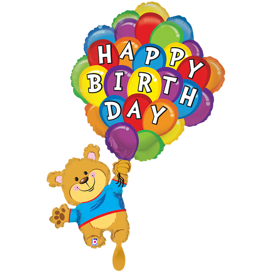 1 Balloon XXL - Birthday Balloon Bear
