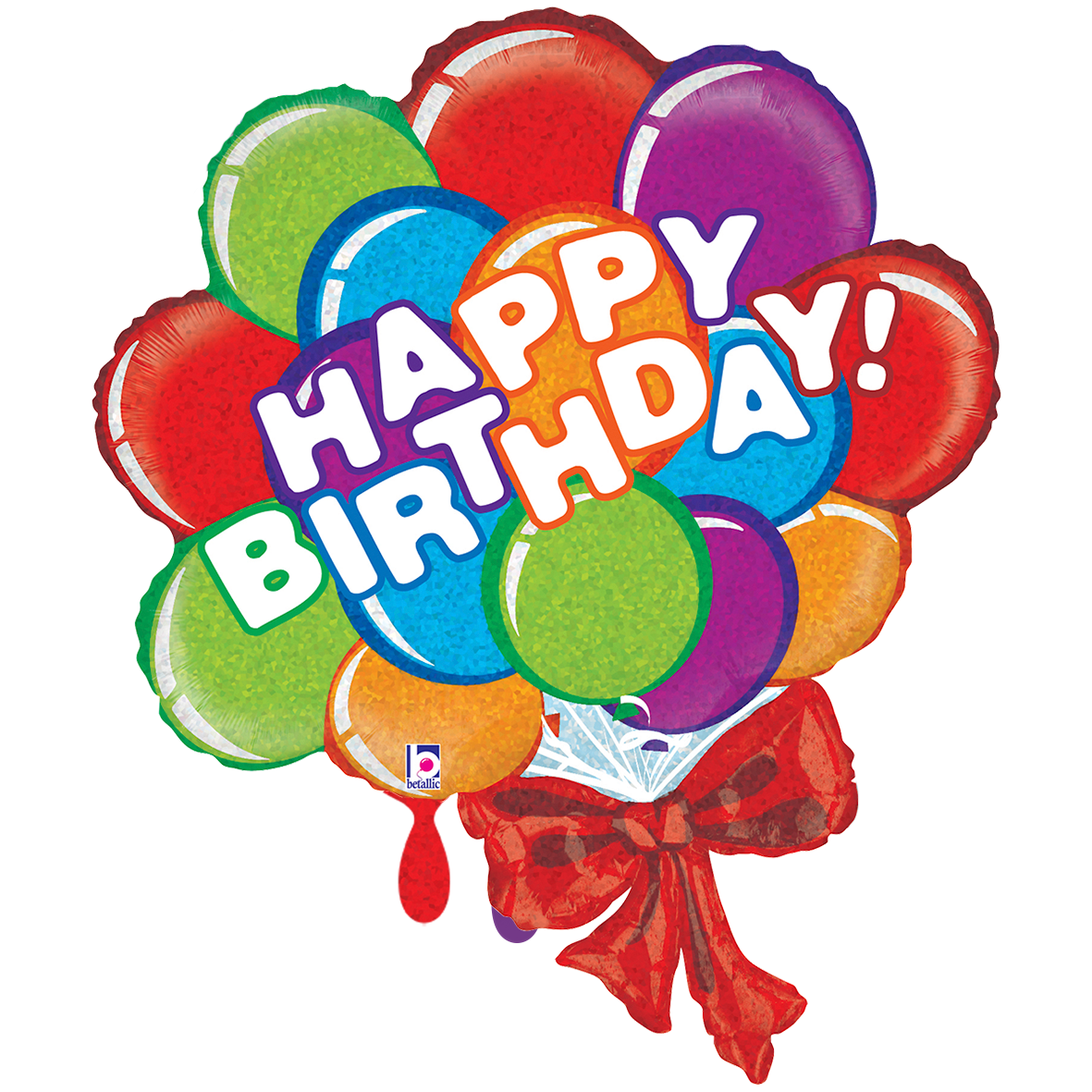 1 Balloon XXL - Birthday Balloon Bow