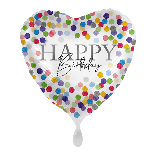 1 Balloon - Confetti Birthday - ENG