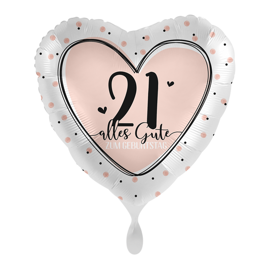 1 Balloon - Lovely Birthday 21 - GER
