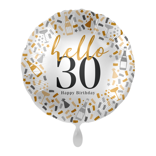 1 Balloon - Hello 30 - ENG
