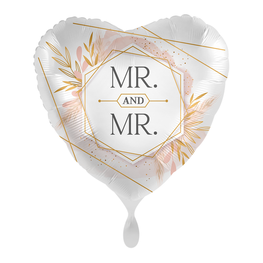 1 Balloon - Mr. & Mr. Modern Blush - ENG