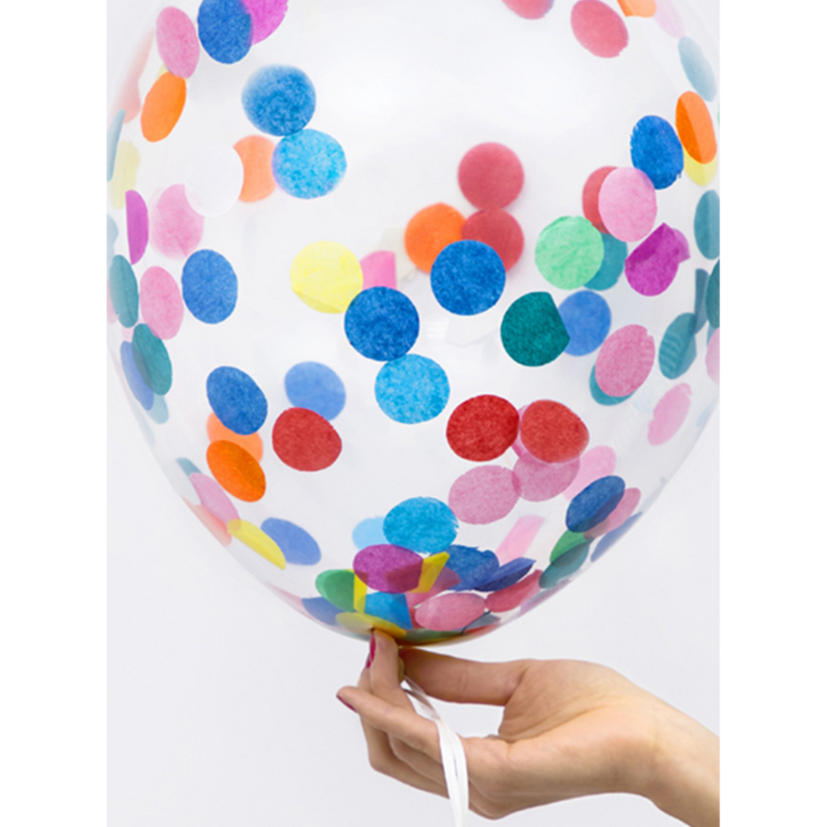 6 Konfettiballons - Ø 30cm - Mixed Color