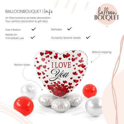 1 Balloon Bouquet - I Love You - ENG