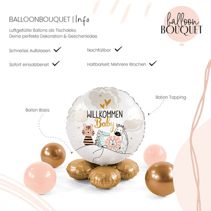 1 Balloon Bouquet - Baby Little Friends - GER