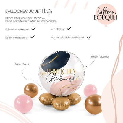 1 Balloon Bouquet - Modern Birthday Vibes - GER