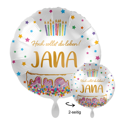 1 Ballon mit Text - Wieder ein Jahr älter? EGAL