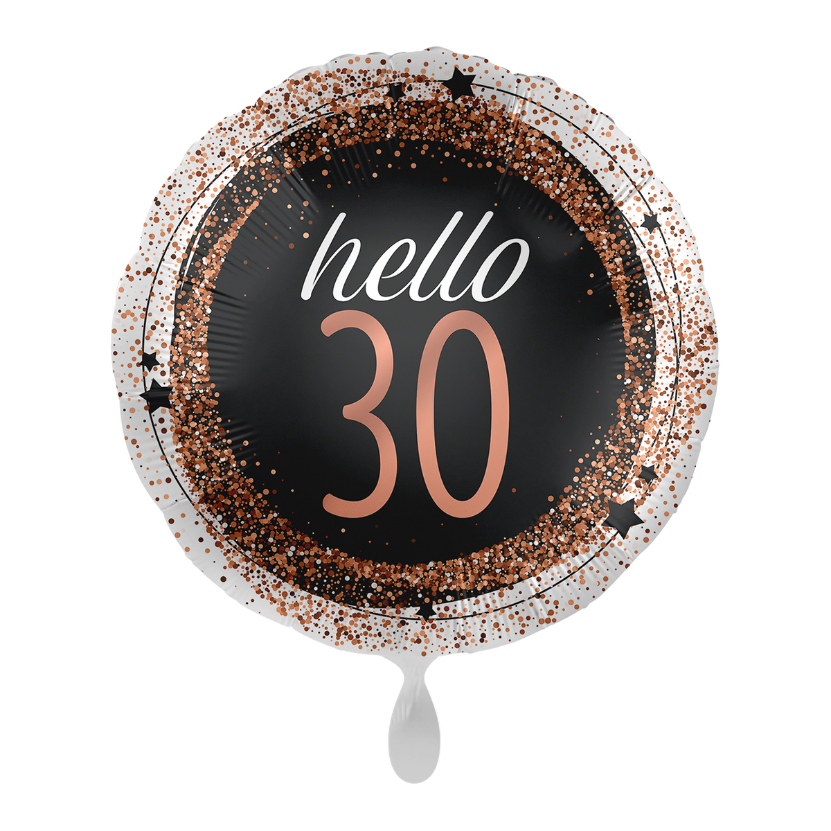 1 Balloon - Glitter Hello 30