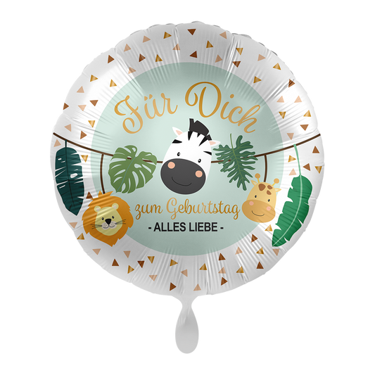 1 Ballon - Jungle Friends - Für Dich