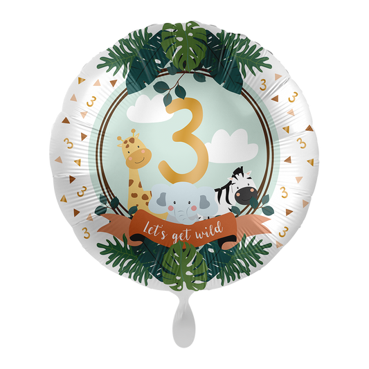 1 Balloon - Jungle Friends - Three