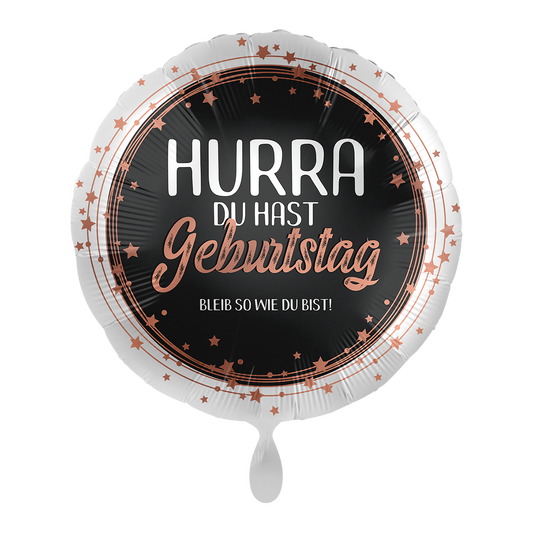 1 Ballon - Hurra Geburtstag