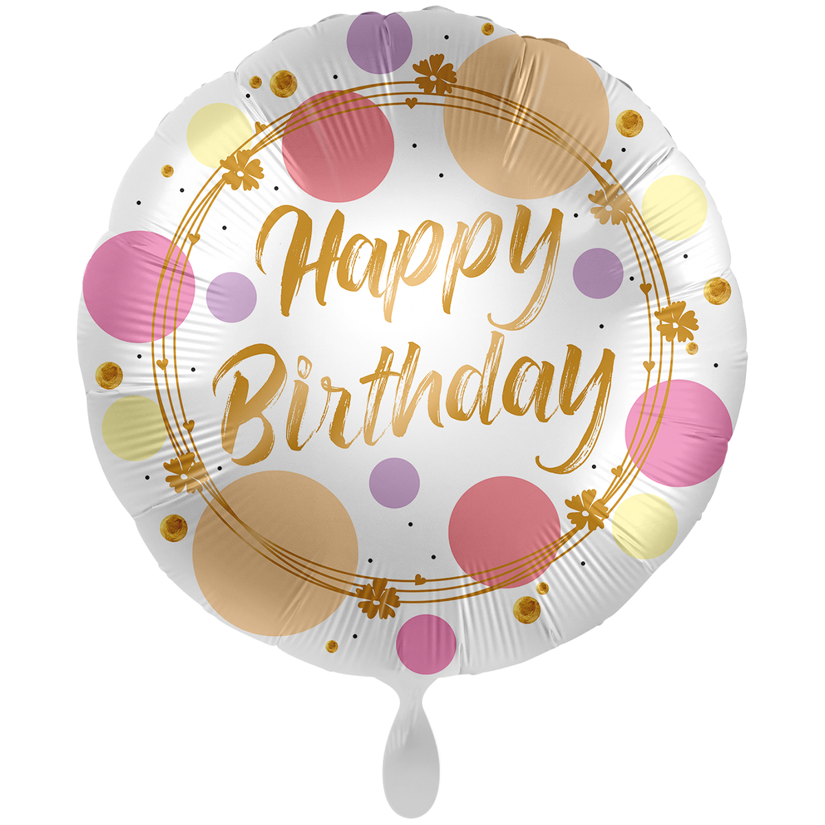 1 Balloon XXL - Shiny Dots Birthday