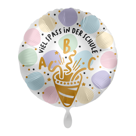 1 Ballon - Viel Spaß Schultüte