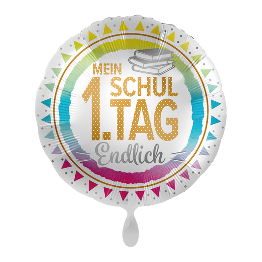 1 Ballon - Mein 1. Schultag - Endlich
