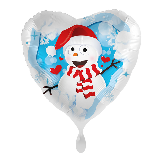 1 Balloon - Happy Snowman - UNI