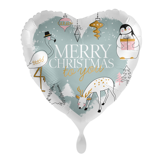 1 Balloon - Christmas Friends - ENG