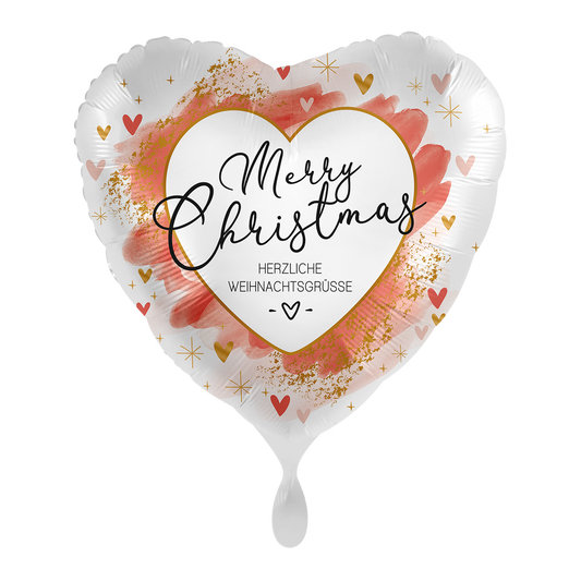 1 Balloon - Smooth Christmas Red - GER