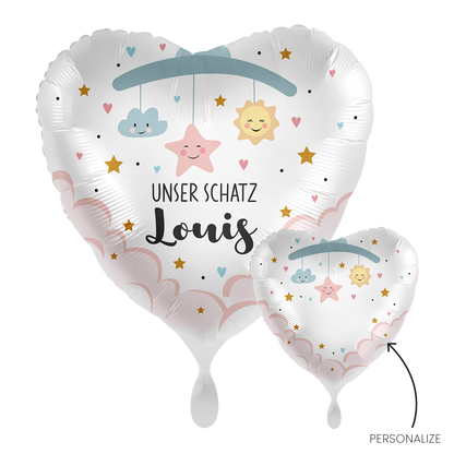 1 Balloon - Personalize IT - Hi Baby - GER